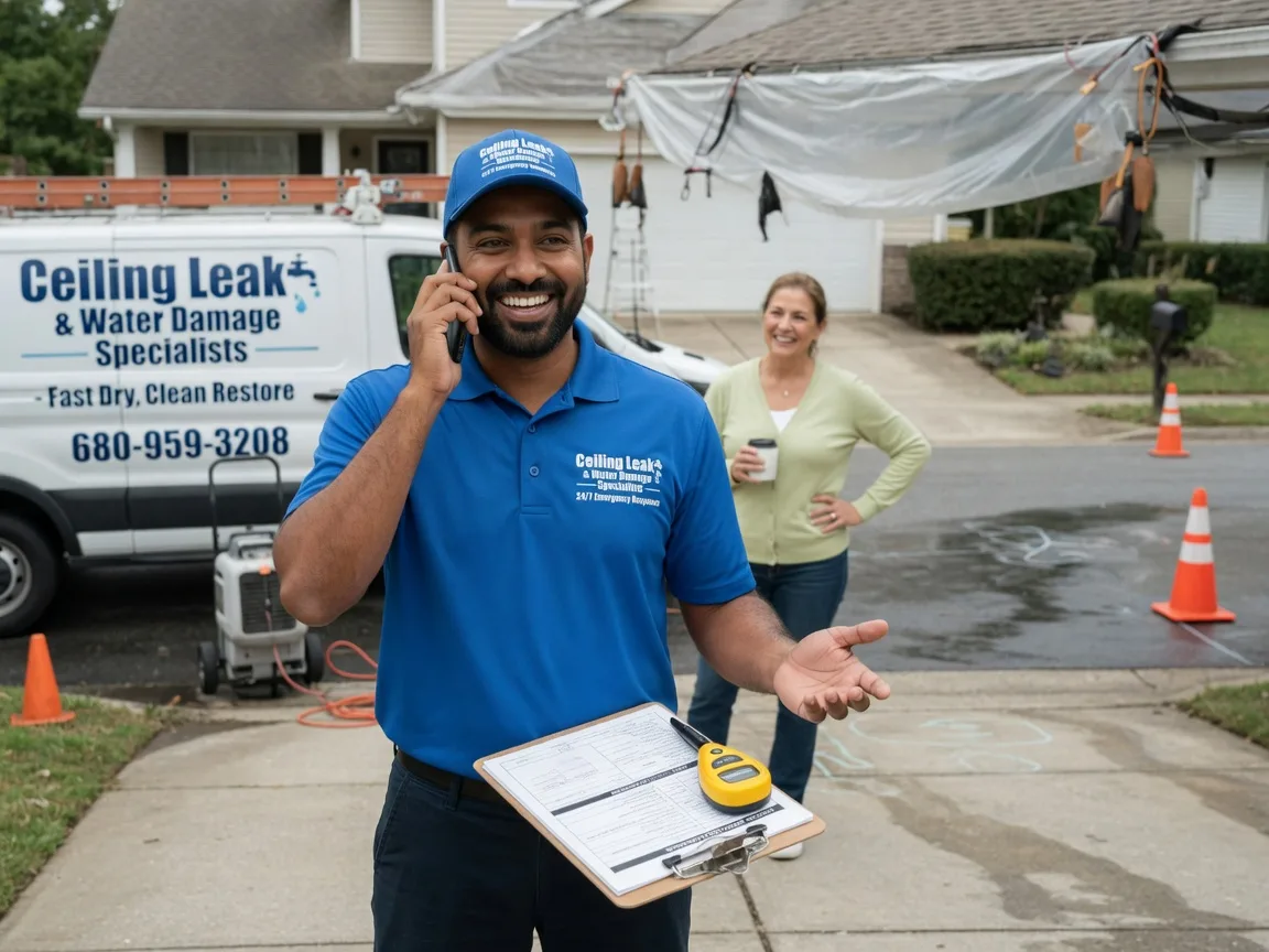 Ceiling Leak Cleanup Modena, UT FAQs